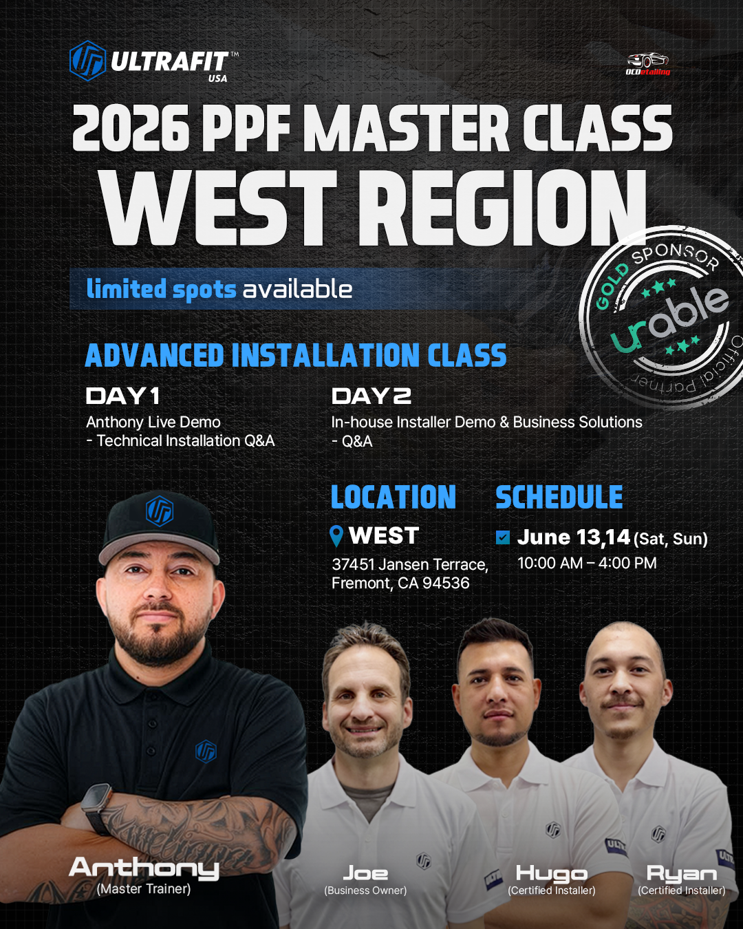 2026 PPF MASTER CLASS WEST