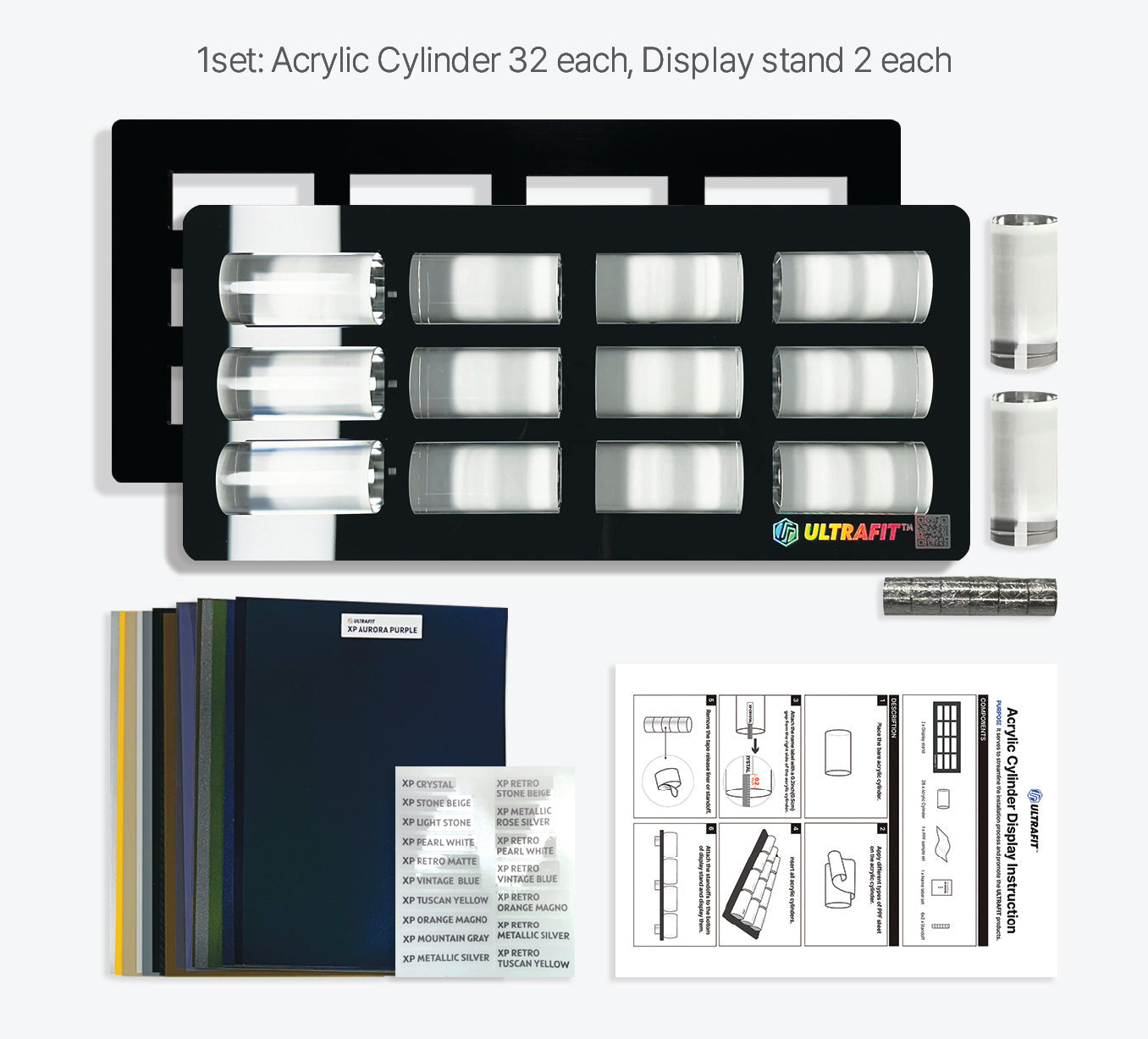 Acrylic Cylinder Display (PPF)